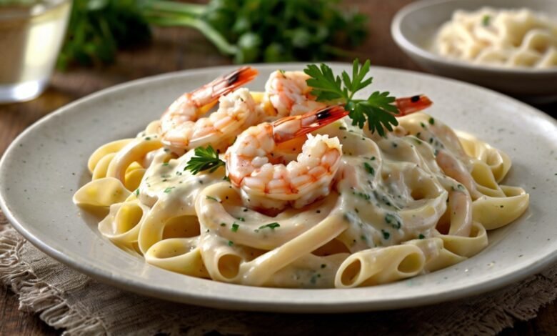 Fettuccine Alfredo and Shrimp Recipes