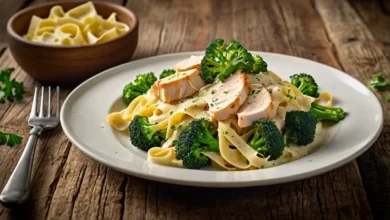 Alfredo Sauce Broccoli Chicken