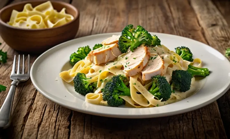 Alfredo Sauce Broccoli Chicken