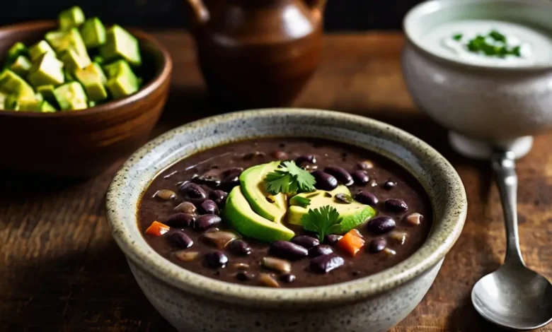 black turtle bean soup recipe