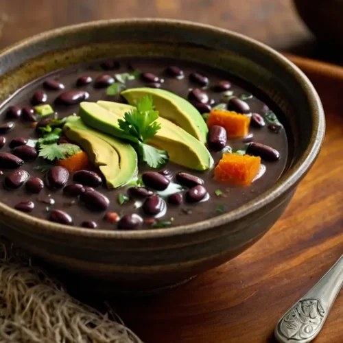 easy black turtle bean soup recipe