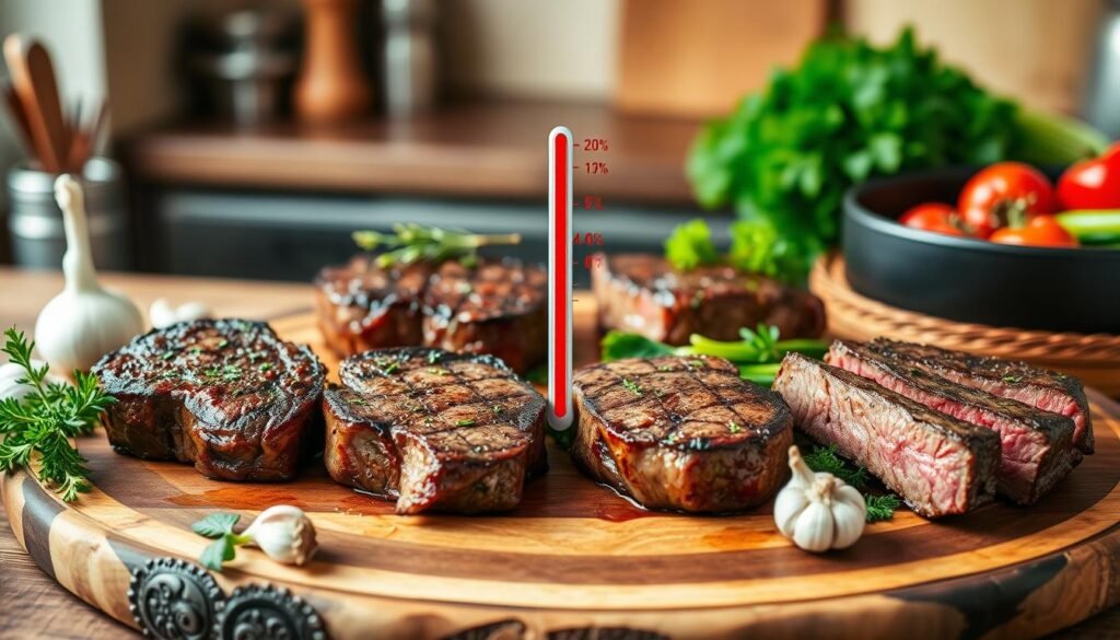 Gourmet steak dinner