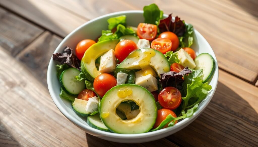 Cucumber with avocado Salad