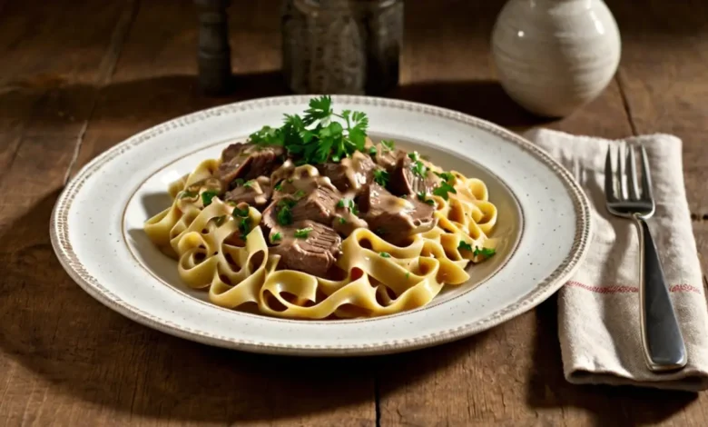 Beef Stroganoff Crock Pot