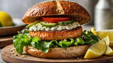 Canned Salmon Burger Recipe