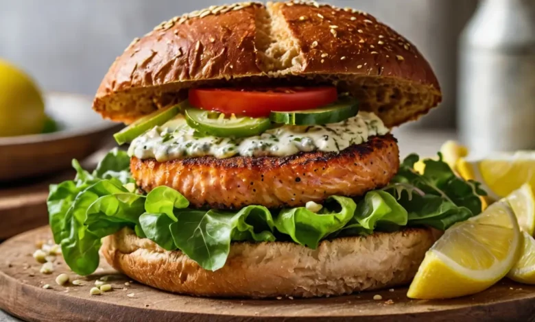 Canned Salmon Burger Recipe