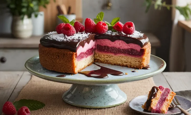 Gluten-Free Chocolate Raspberry Cake