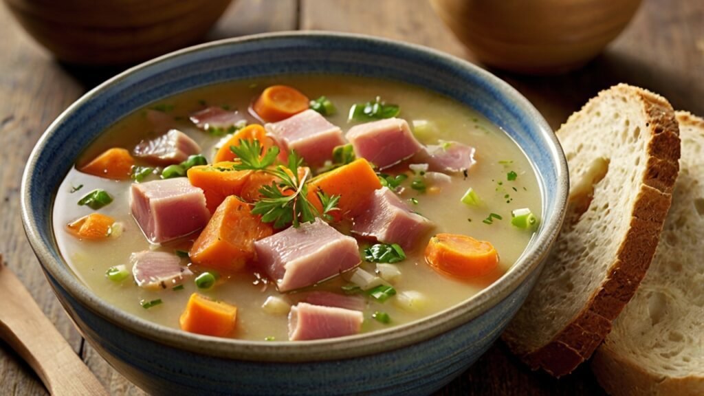 Ham hough soup slow cooker