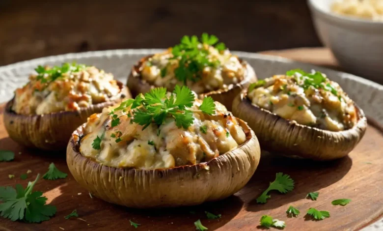 Stuffed Mushroom with Crabmeat