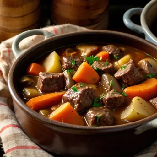 recipe for beef stew in a crock pot