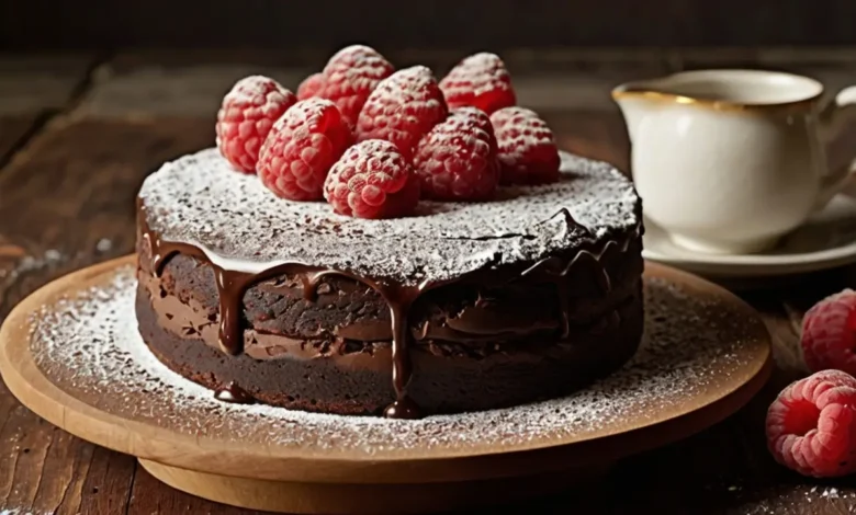 flourless chocolate cake torte