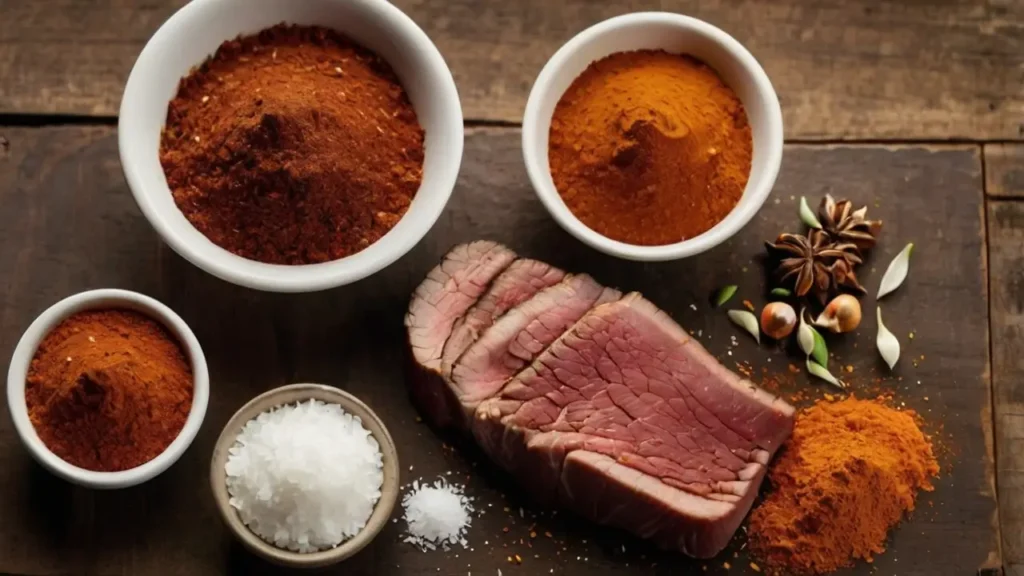 ingredients for Beef Brisket Smoker Recipe