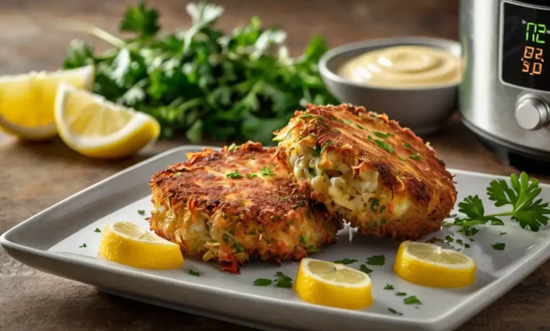 Air Fryer Frozen Crab Cakes