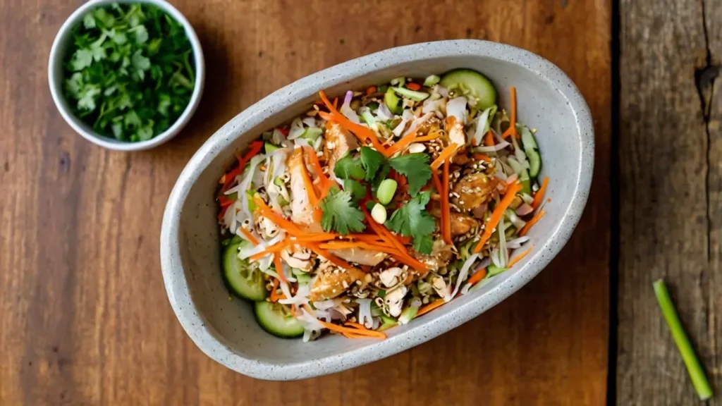 Asian salad bowl