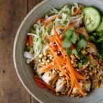 Chicken Spring Roll Bowls Recipe