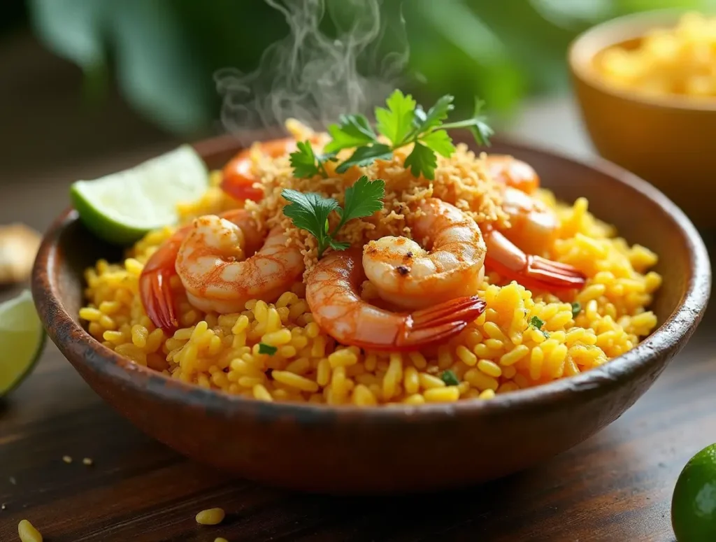 Coconut curry shrimp