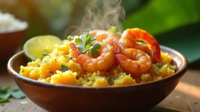 Coconut curry shrimp