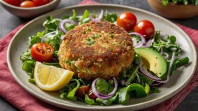 Crab Cake Salad