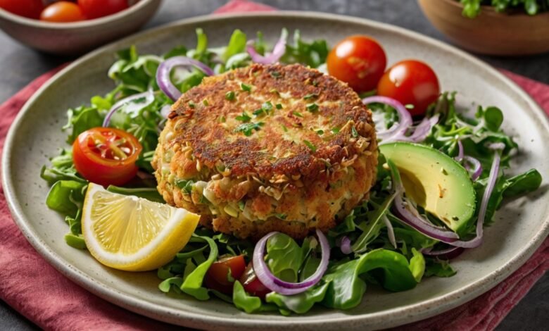 Crab Cake Salad