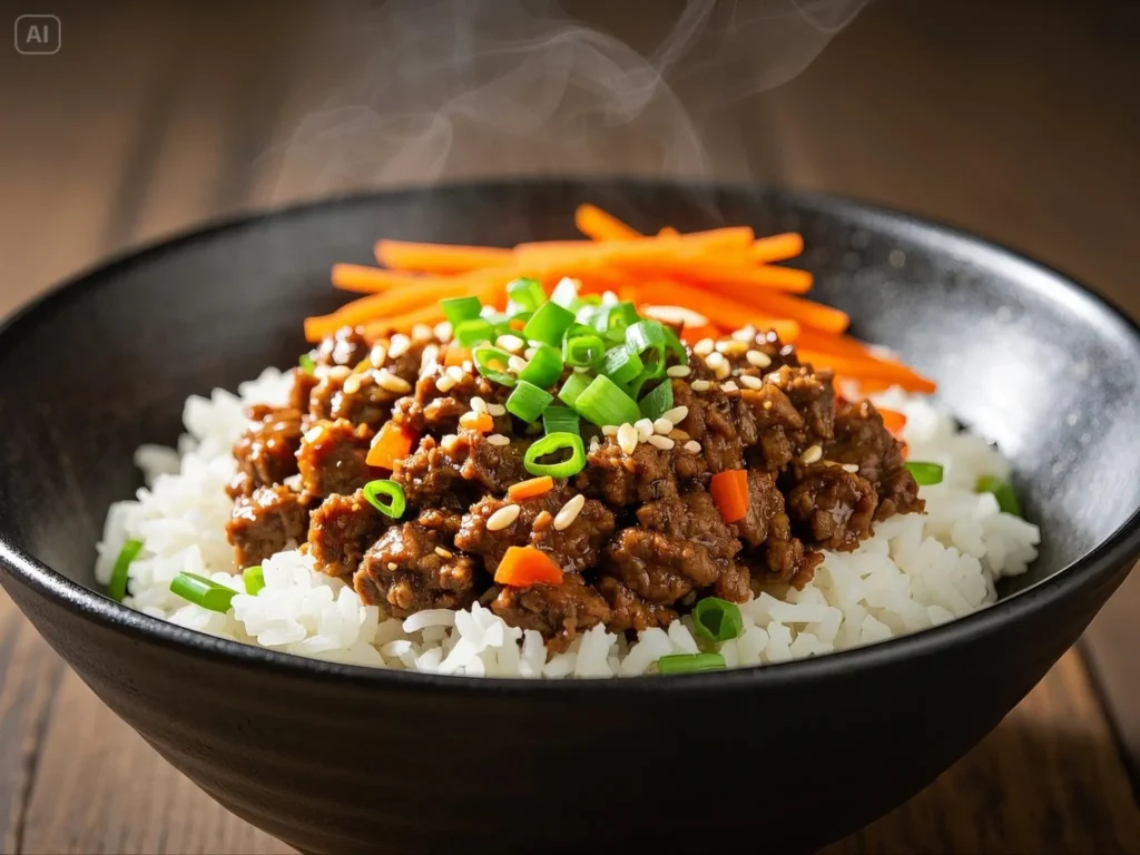 Easy Bulgogi-Inspired Beef Bowl