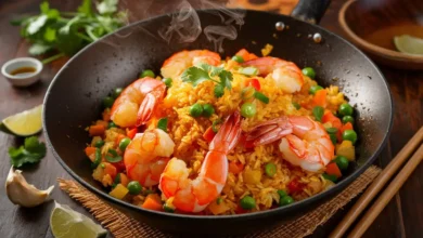 Garlic Shrimp Fried Rice