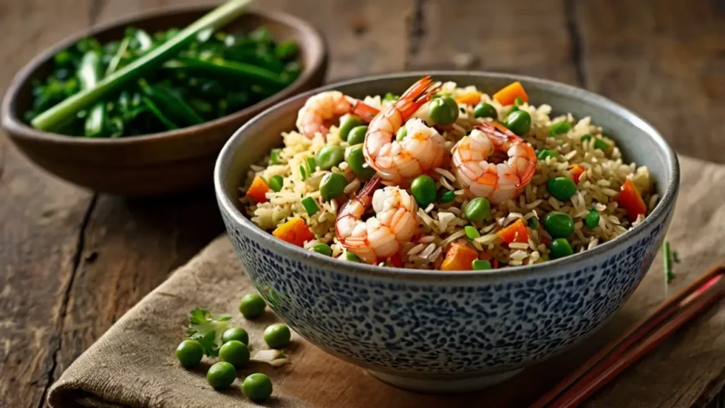 Garlic butter shrimp