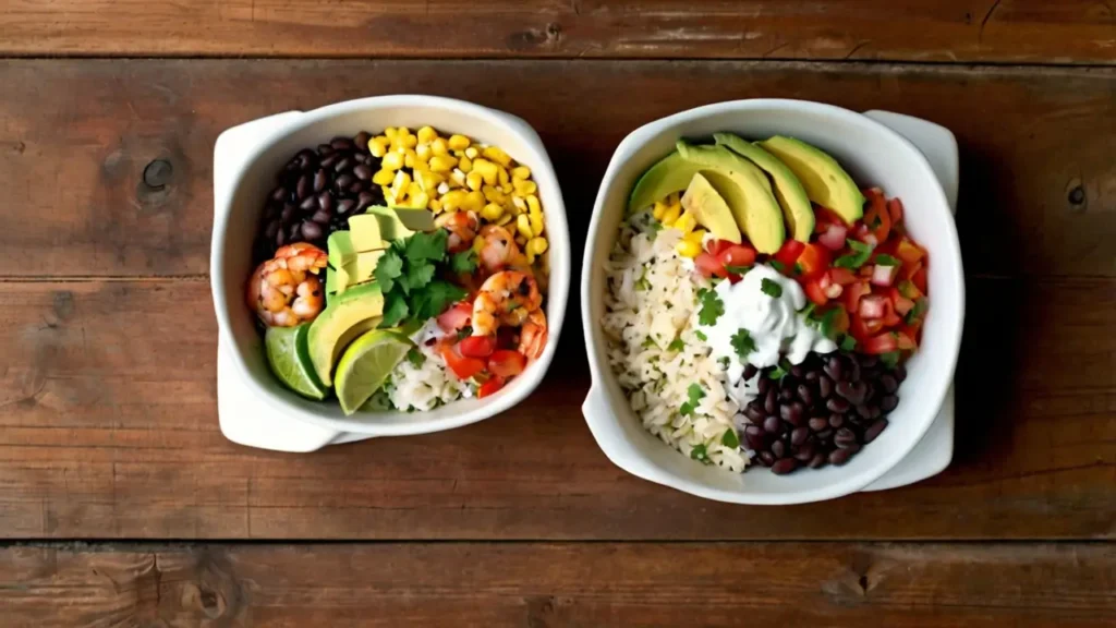 Shrimp Burrito Bowls