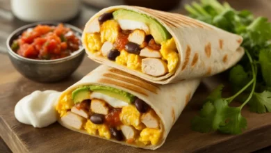 Chicken Breakfast Burrito